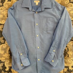 Cat & Jack Kids Blue Button Down Shirt, Size 8